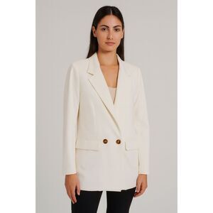 WAVERLY GREY‎ Oversized Blazer White Small